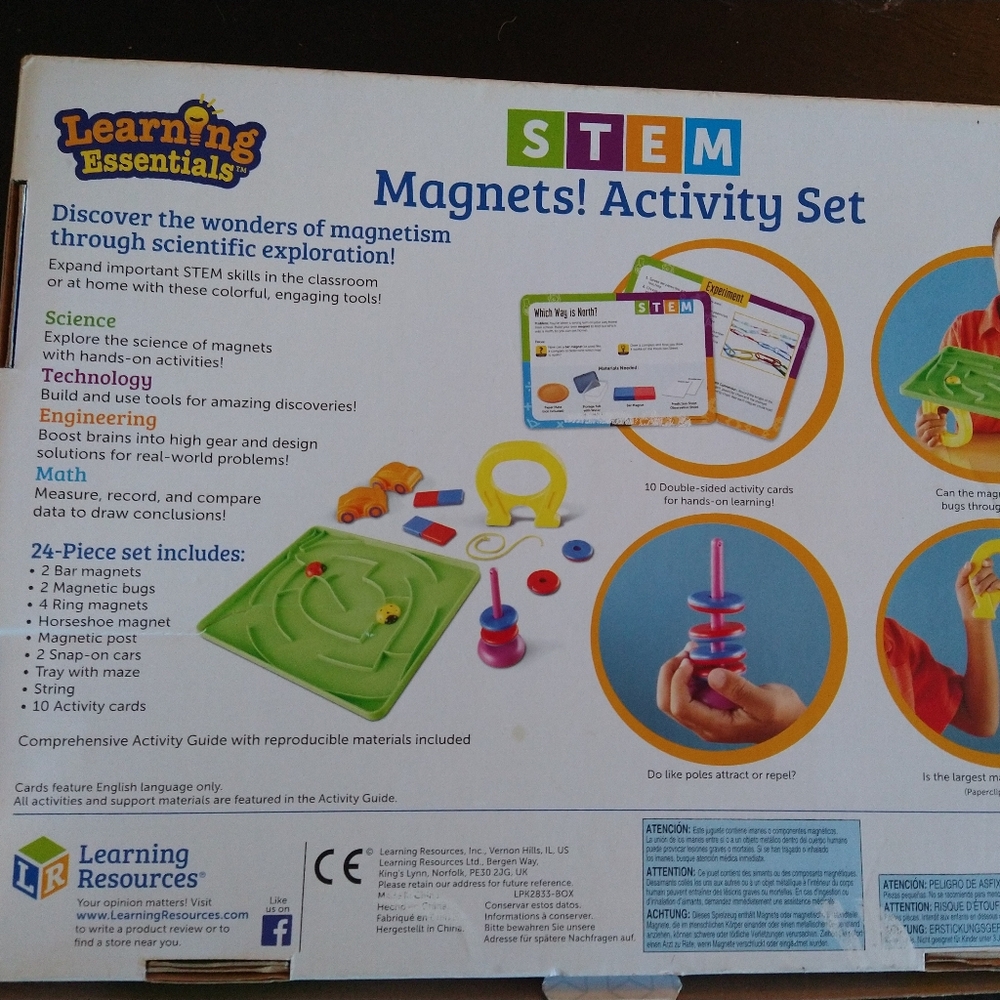 Learning Essentials STEM Magnets Activity Set - Picture 2 of 2